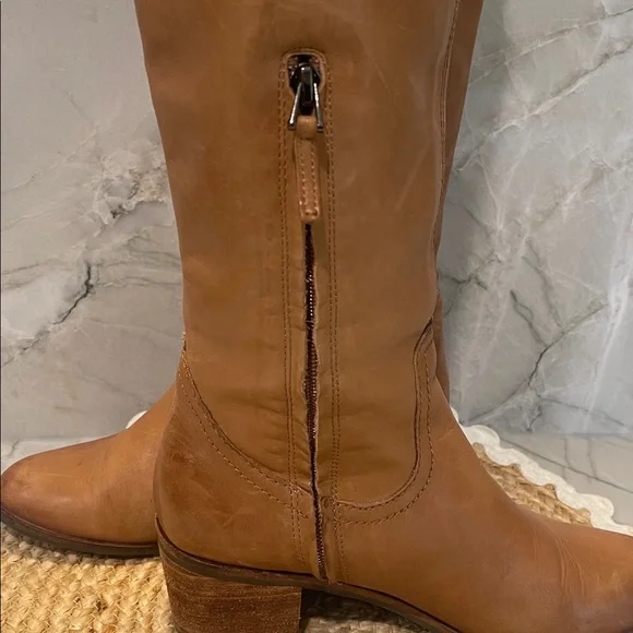 Sam Edelman Loren Leather Knee-High Boots - Picture 5 of 9